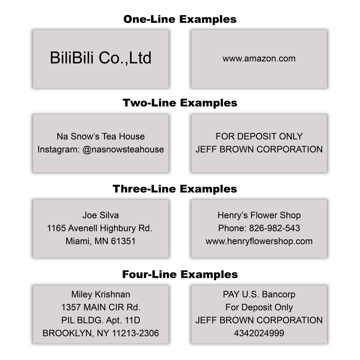Miseyo Self Inking Custom Stamp Personalize up to 4 Lines Return Address Stamp - 2 Ink Pads Included