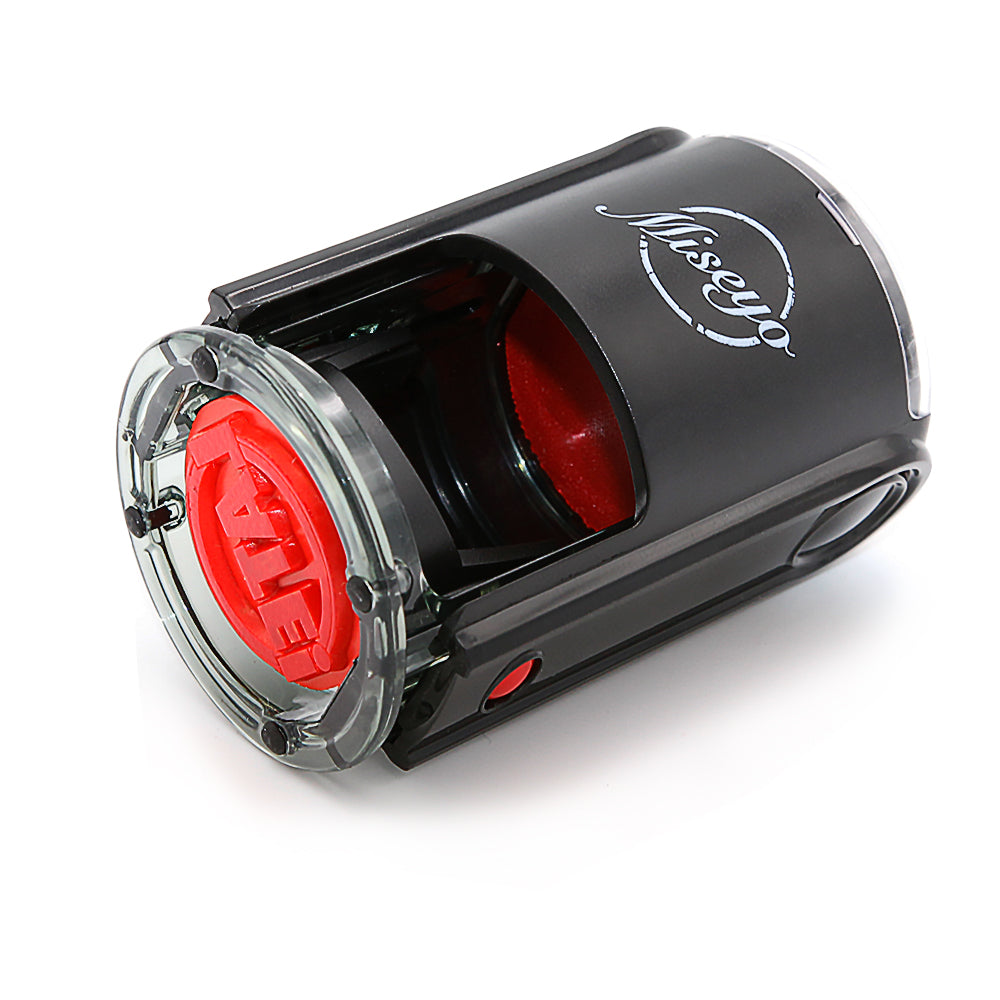 Late! - Miseyo Self-Inking Round Teacher Stamp - Red Ink