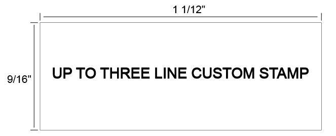 Miseyo Self Inking Custom Stamp Personalize up to 4 Lines Return Address Stamp - 2 Ink Pads Included