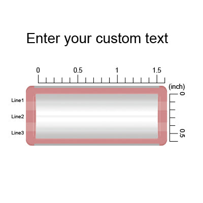 Miseyo Personalized Clothing Name Stamp Up to 3 Lines - 2 Ink Pad Included