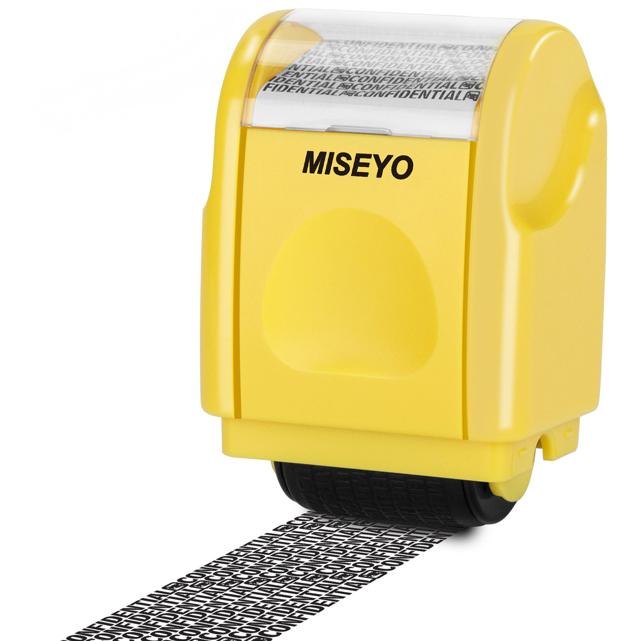 Miseyo Mini Identity Theft Protection Roller Stamp - Yellow
