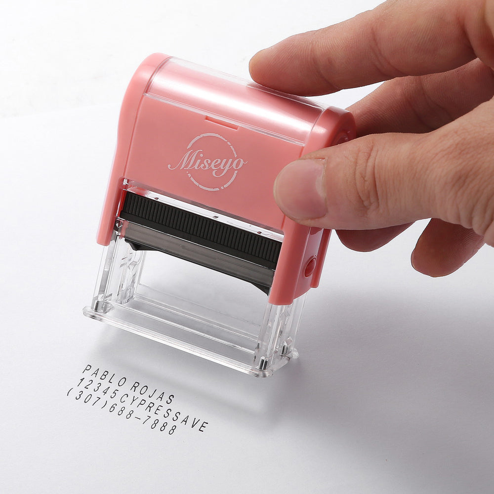 Name Stamp Self Inking Clothing Stamps for Clothes, Clothing Stamp